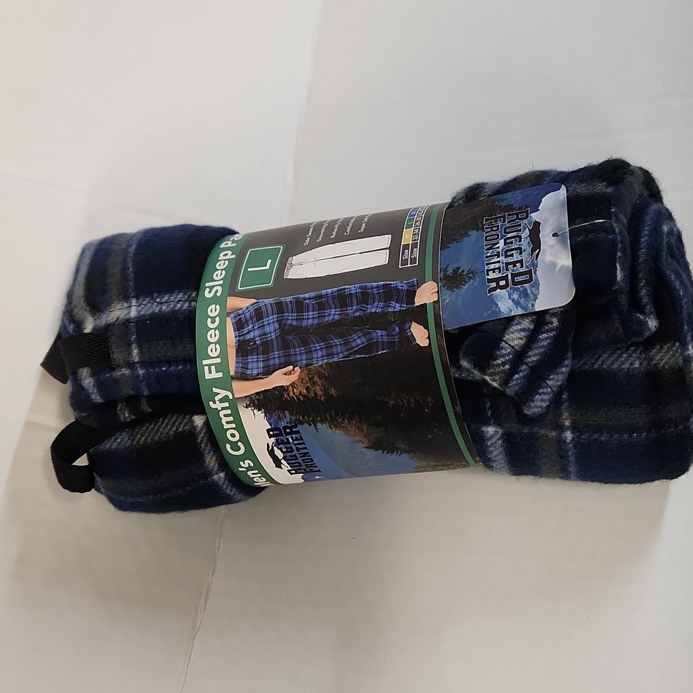 NWT Rugged Frontier Men's sz L (36-38) Fleece Sleep Pants
